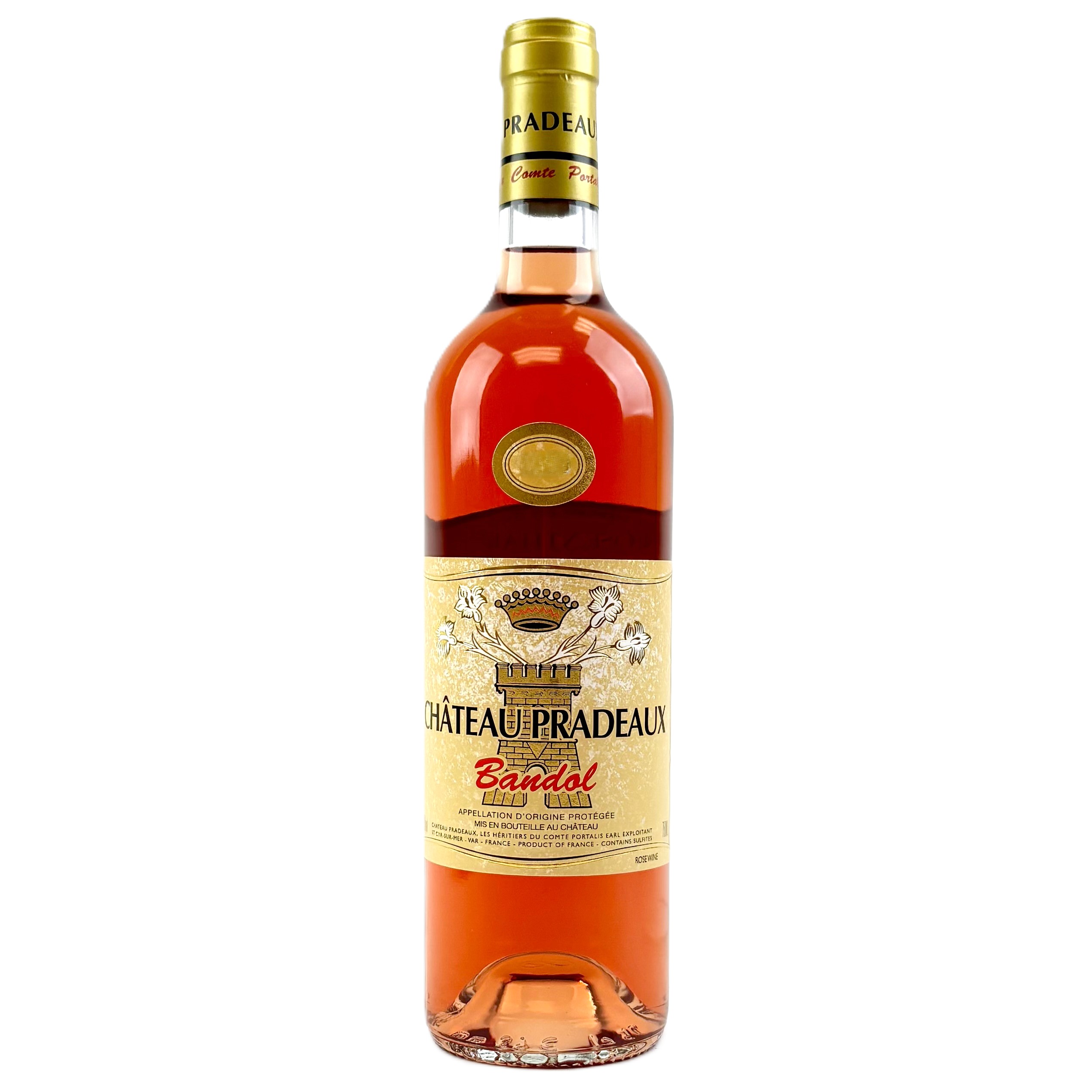 photo of bottle of Pradeaux Bandol Rosé