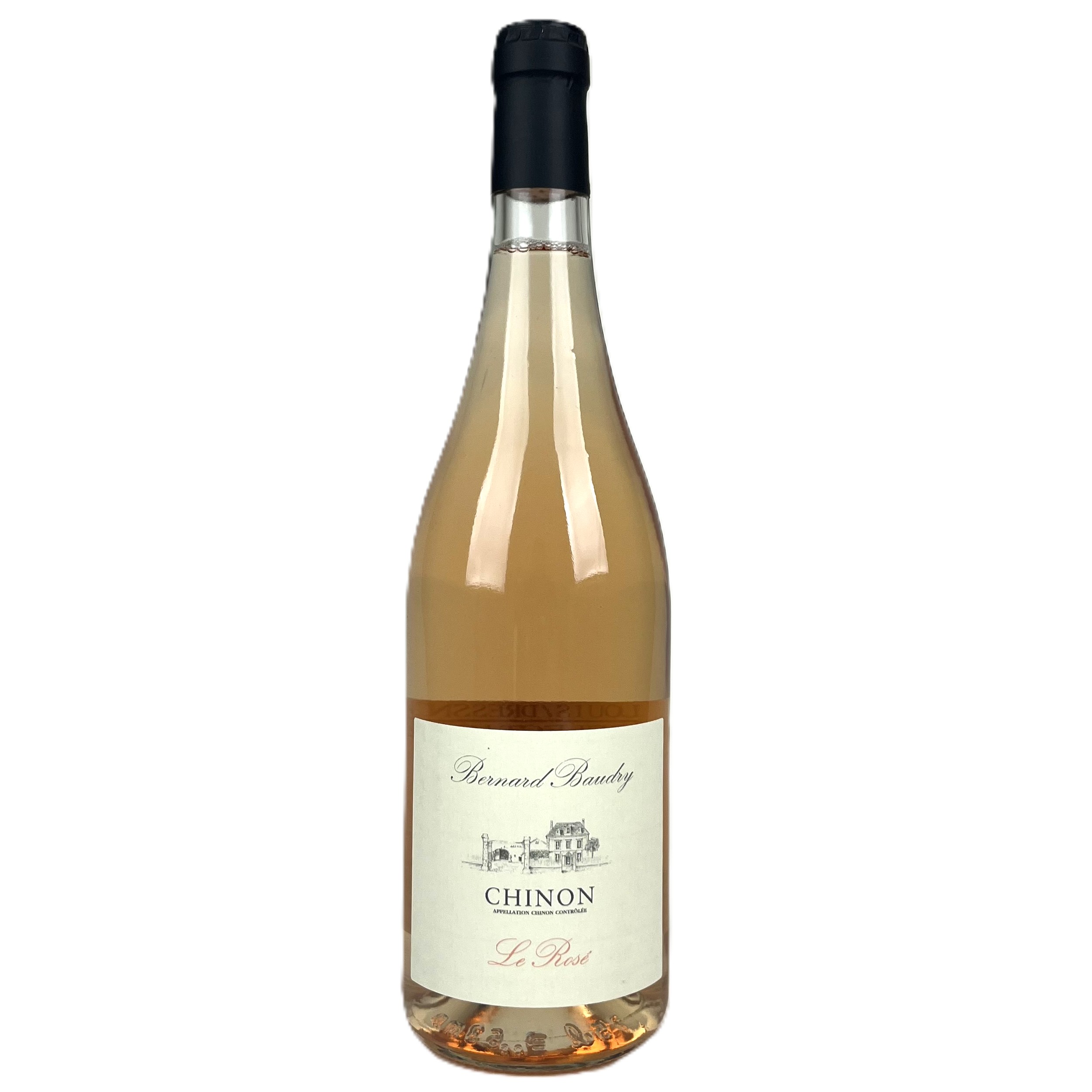 photo of bottle of Baudry Chinon Rose