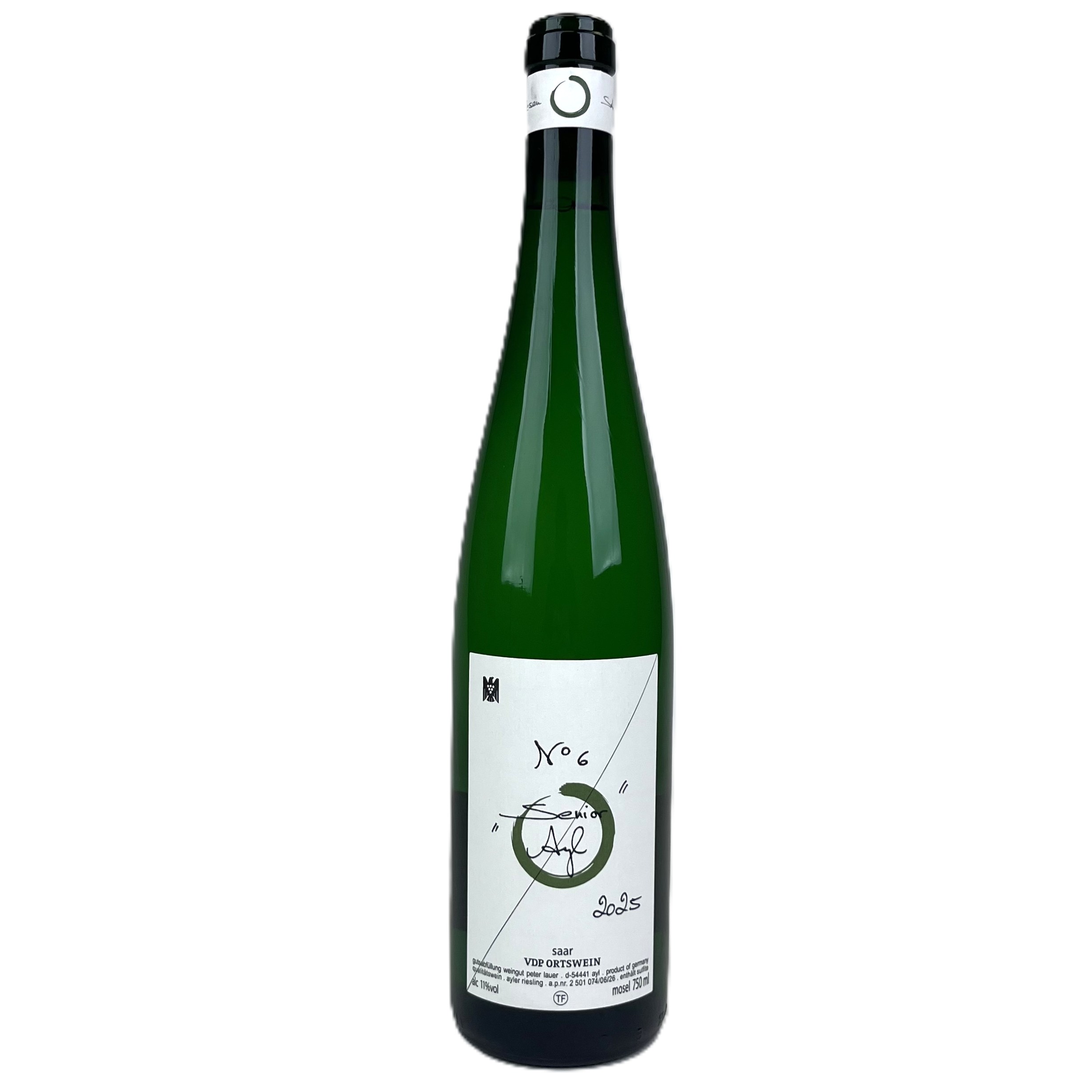 photo of bottle of Lauer Ayler Kupp Riesling Senior Fass 6