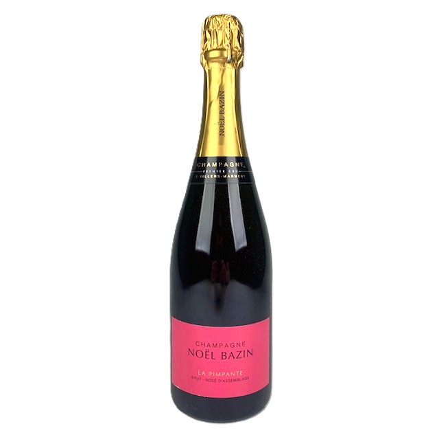 photo of bottle of Bazin Champagne Rose Pimpante NV