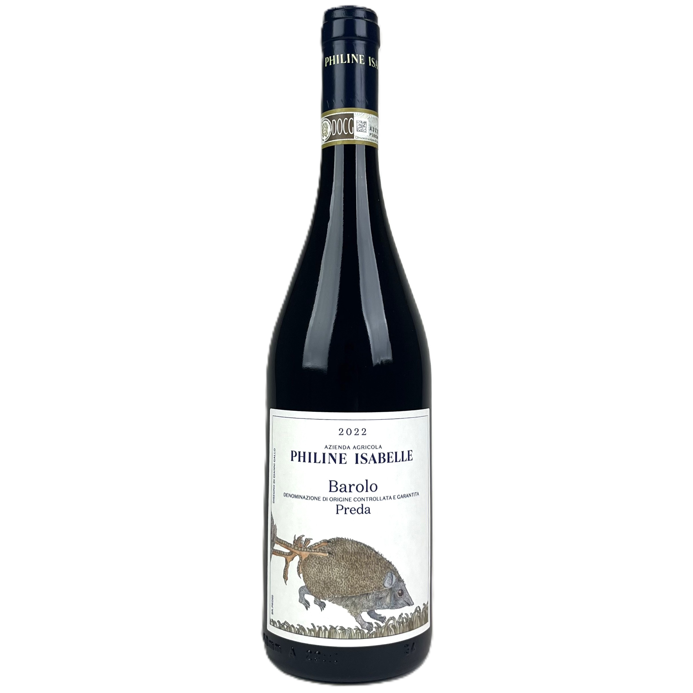 photo of bottle of Philine Isabelle Barolo Preda