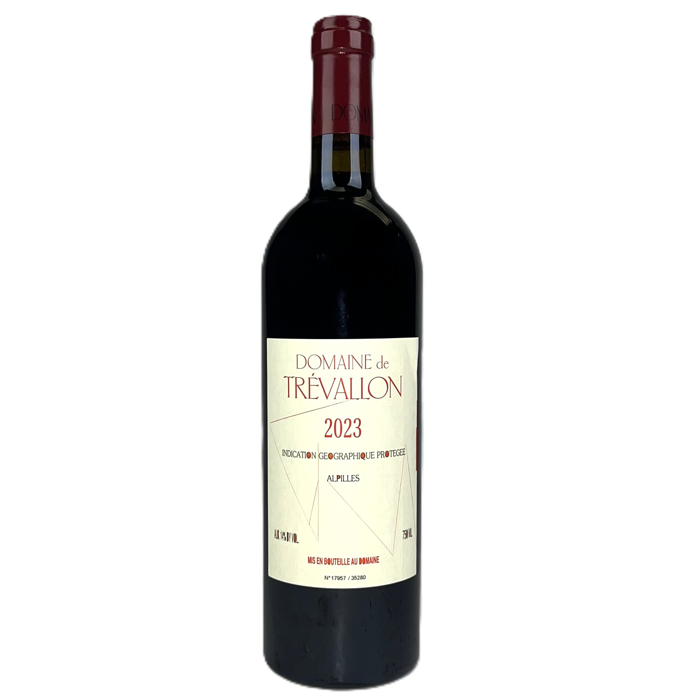 photo of bottle of 2023 Domaine de Trévallon IGP Alpillesy