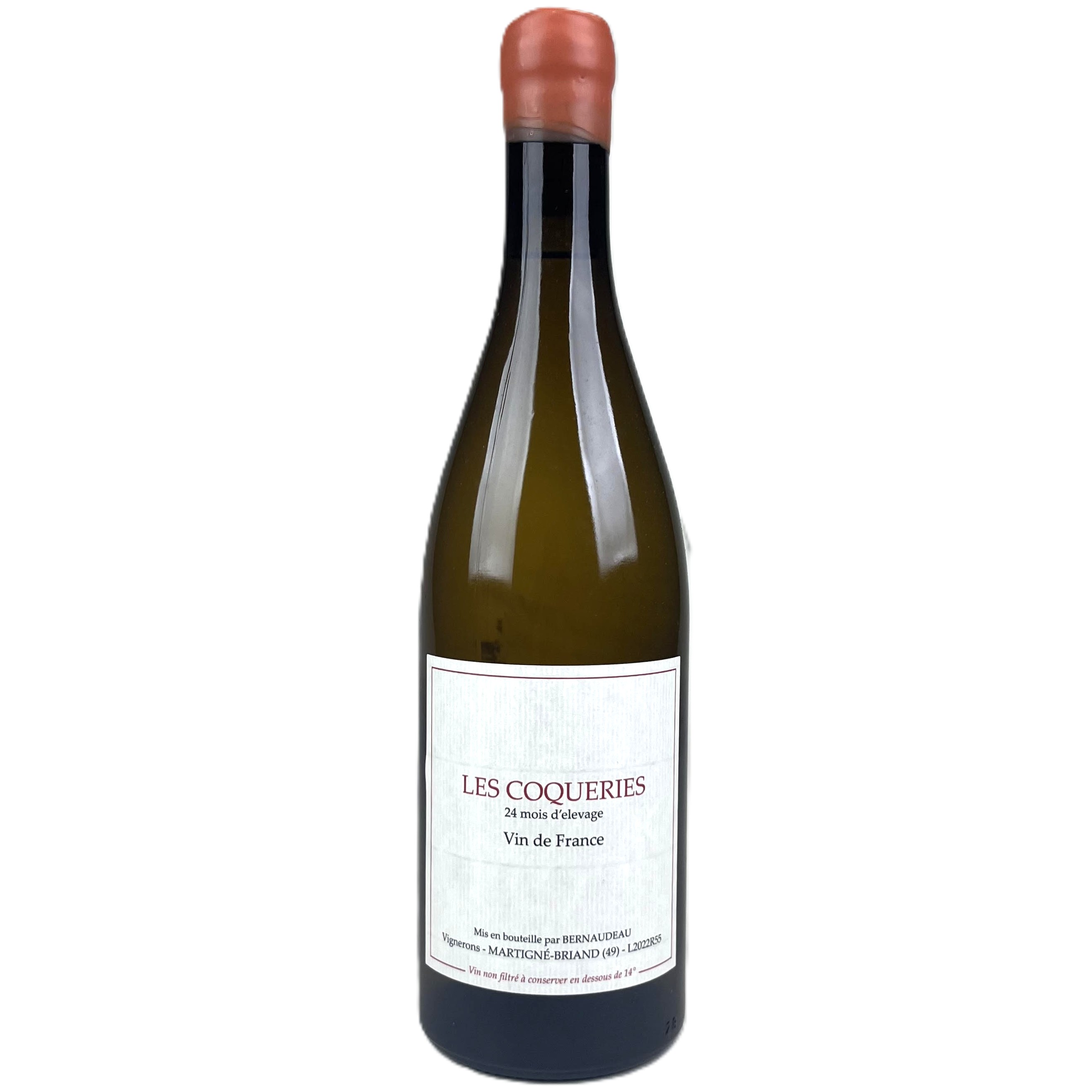 photo of bottle of Bernaudeau VdF Chenin Coqueries