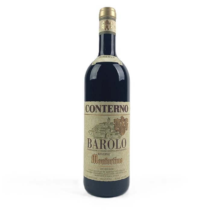 photo of bottle of Conterno Barolo Riserva Monfortino