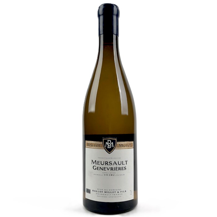 photo of a bottle of  Ballot Millot Meursault 1er Cru Les Genevrières