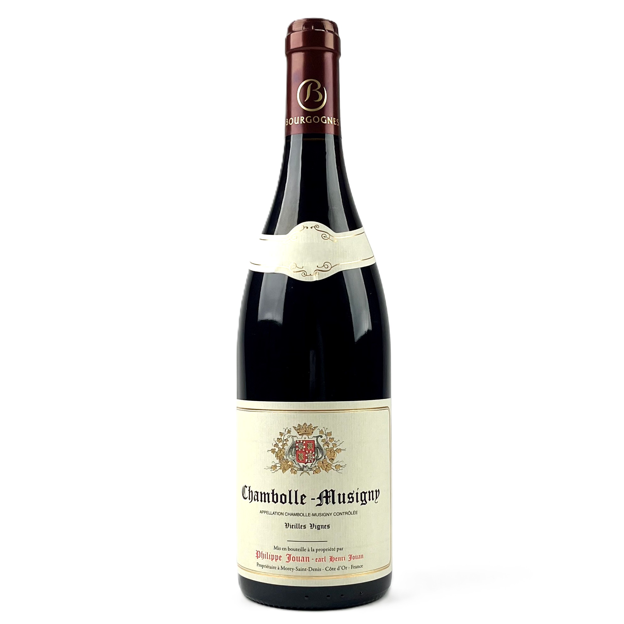 photo of bottle of Jouan Chamobolle-Musigny