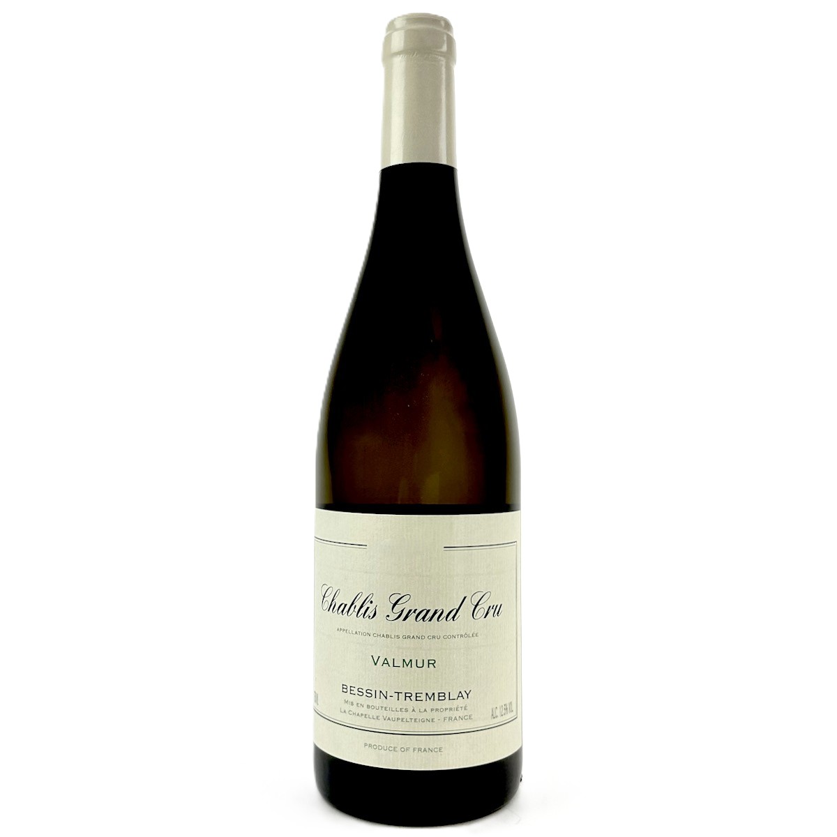 photo of bottle of Bressin Chablis Grand Cru Valmur