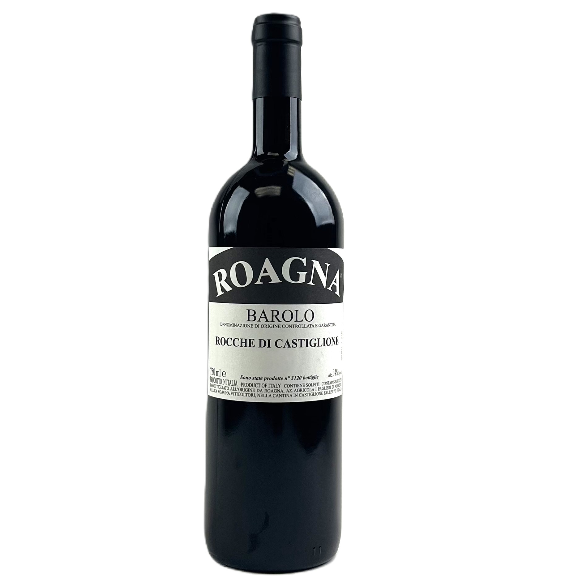 photo of bottle of Roagna Barolo Rocche di Castiglione