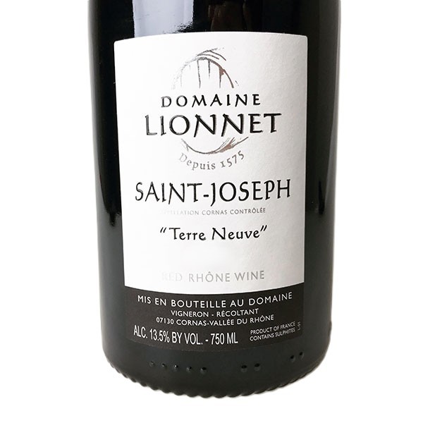 photo of bottle of Lionnet St-Joseph Rouge Terre Neuve