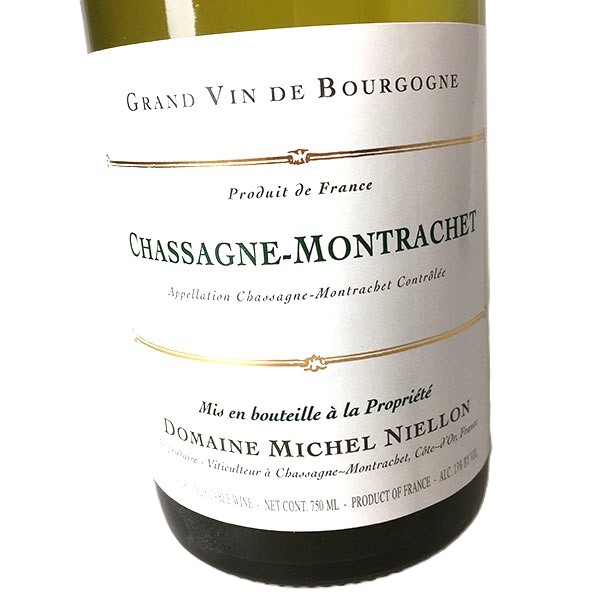 photo of bottle of Niellon Chassagne-Montrachet